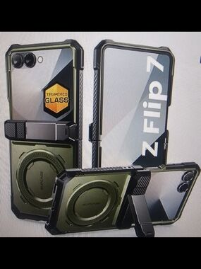New SUPCASE Samsung Galaxy Z Flip 7 CasR STAND and Front Screen Protector